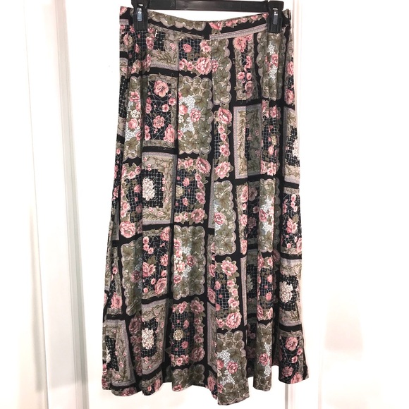 Vintage Dresses & Skirts - Hand Made Skort Palazzo, Size M